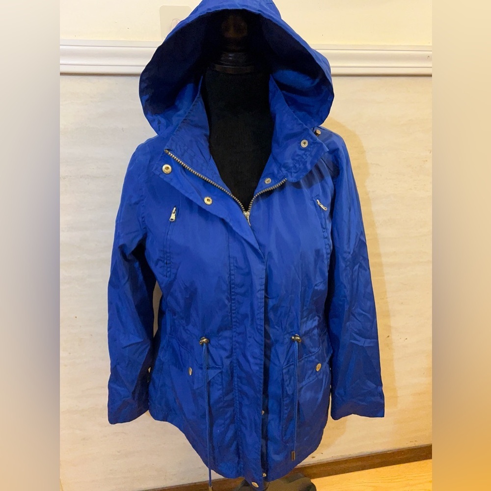 Everlast Women's Blue Utility Jacket with Hood